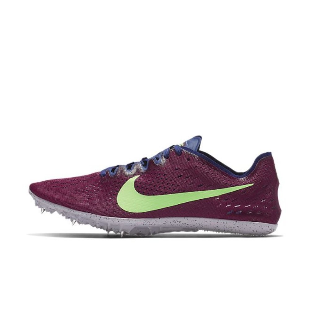 Nike Zoom Victory 3 Cleat 'Bordeaux Lime Blast' 835997-600 Size 13